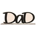 thumbnail image 2 of DOLITY Dad Picture Frame Photo Holder, Father's Day Photo Frame, Dad/Papa Letter-Shaped Black Dad, 2 of 9