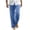 Light Blue, variant on Lovzfmll Men's Casual Beach Pants, Drawstring Waist, Pockets, Relaxed Straight-Leg for Summer Vacations Orange, M