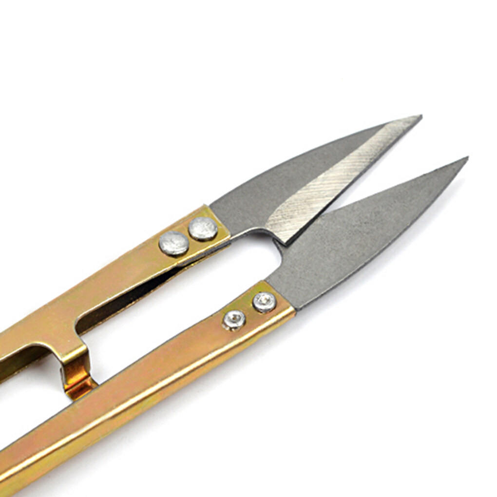 Thread Slicing Scissors Wear-resistant Retro Fashion Clipper with DIY Embroidery Sewing Slicers Fishing Line Clipper Nippers Pruning Tailor