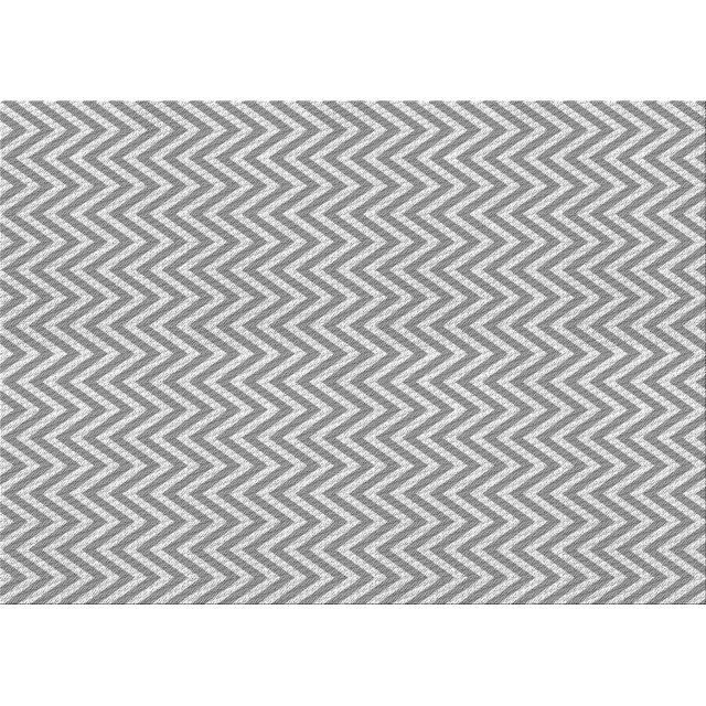 Ahgly Company Machine Washable Indoor Rectangle Transitional Gray Area Rugs, 2' x 5'