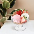 thumbnail image 4 of EIMELI Trifle Bowl Glass Large Ice Cream Cone Holder Stand, 4 of 6