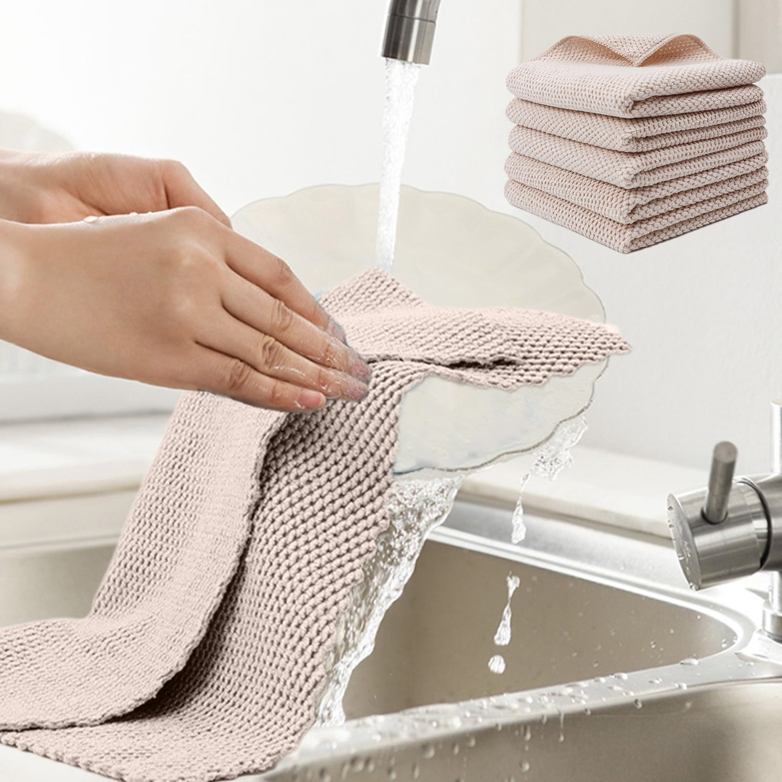 EGNMCR Multi-purpose Cleaning Wipes For KitchenMulti Colors AvailableCorn Kernel Household Cleaning ClothKitchen Dishwashing Absorbent Cleaning Wipes cleaning rag