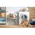 thumbnail image 2 of Ahgly Tapis Rond Lavable en Machine Intérieur Transitionnel Orange, 3 Pieds Rond, 2 of 7