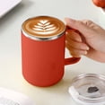 thumbnail image 1 of Tasse à Café de Voyage, Gobelet à Café Portable Réutilisable, Tasse Bouteille Isolée sous Vide, Tasse à Café Isolée avec Poignée et Couvercle, Tasse à Café Thermique sous Vide à Double Paroi en Acier Inoxydable, Tasse à Café de Voyage, 1 of 8