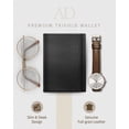 thumbnail image 2 of Trifold Wallets For Men RFID - Leather Slim Mens Wallet With ID Window Front Pocket Wallet Gifts For Men, 2 of 6