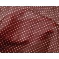 thumbnail image 5 of oneOone Silk Tabby Maroon Fabric Polka Craft Projects Decor Fabric Printed By The Yard 42 Inch Wide, 5 of 5