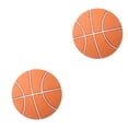 thumbnail image 3 of serony 4pcs Mute Door Rear Wall Crash Waterproof Anti-Collision Wall Crash Waterproof Pad Basketball Style 5cm orange 2Set, 3 of 6
