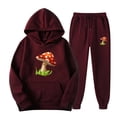 thumbnail image 1 of Pull Décontracté pour Hommes à Capuche Imprimé Sport Manches Longues Pantalon Ensemble Deux Pièces, 1 of 1