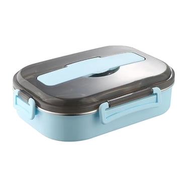 Meitianfacai Lunch Box 304 Stainless Steel Compartment Lunch Box Thickened Insulation Heating Fast Food Box Students Work Travellers Lunch Box