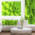thumbnail image 1 of Bright Green Flower Petals - Floral Canvas Art Print, 1 of 3
