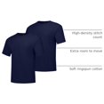 thumbnail image 4 of Hanes Mens Beefy T-Shirt 2-Pack, M, Navy, 4 of 7