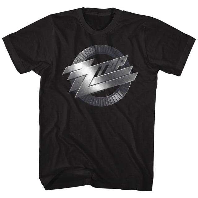 Zz Top Music Metal Logo Adult Short Sleeve T Shirt