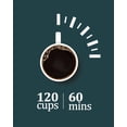 thumbnail image 4 of Garvee 100-Cup Stainless Steel Commercial Coffee Urn, 18L/4.8 Gal, 4 of 5