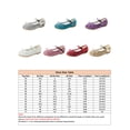 thumbnail image 2 of Woobling Ballerines Mary Jane Basses pour Filles, Chaussures de Robe à Paillettes, Chaussures de Princesse Scintillantes, Mariage, Décontractées, Bout Rond, Ballerine Plate Rouge 4Y, 2 of 5