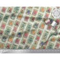 thumbnail image 2 of Soimoi Rayon Fabric Woodgrain Texture & Cartoon Machine Hardware Print Fabric by Yard 42 Inch Wide, 2 of 3