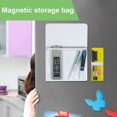 thumbnail image 3 of Fridge Whiteboard Magnet Stationery Organizer Holder Clear Tools Storage Pouch, 3 of 10