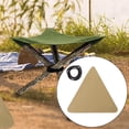 thumbnail image 4 of fastboy Toile Camping Triangle Tabouret Tissu Voyage Randonnée Jardinage Randonnée Kaki, 4 of 9
