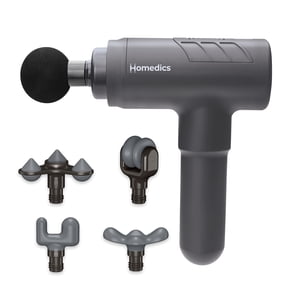 Homedics Therapist Select Pistolet de massage tissulaire profond avec 5 pièces jointes
