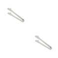 thumbnail image 2 of Decodeary Pince Alimentaire en Acier Inoxydable Servant des Clips de Cuisine Buffet Domestique Réutilisables en Plein Air Restaurant Tong Type 4 2Set, 2 of 6
