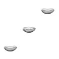 thumbnail image 2 of Youkk Fruit Basket Open Wire Modern Style Wide Application Multifunctional Metal Fruit Baskets black Oblique small 3Set, 2 of 6