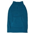thumbnail image 2 of Holiday Time Pull bleu gaufré avec poche pour chien, 2 of 3