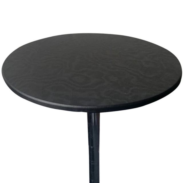 DEELLEEO 1pcs Nappe Ronde Élastique Protège-Table Tissu Imperméable Polyester Nappe de Restauration Ajustée Housse de Table avec Bord Élastique