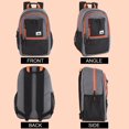 thumbnail image 5 of Trail Maker Multi-Pocket Backpack with Front Mesh Zipper Pocket, Side Mesh Pockets, Padded Laptop Pocket, Rubber Grip Handle & Reflective Trim for Travel, Commute, School & Gym in Black & Neon Green, 5 of 5
