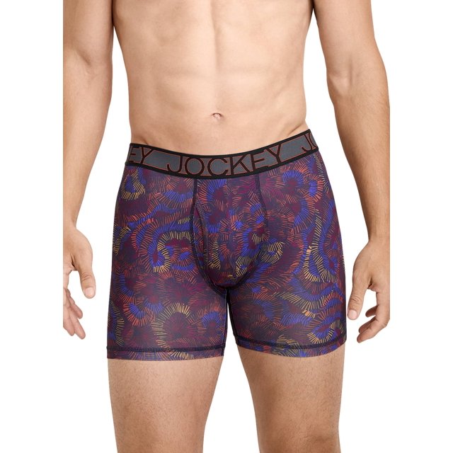 Jockey Caleçon Boxeur Actif en Microfibre 5 Po