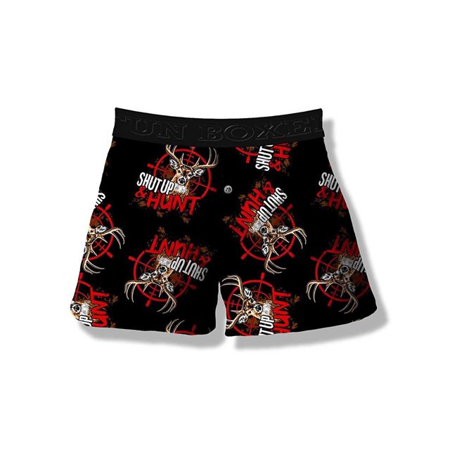 Men's' Underwear Fun Print Briefs Adult Boxer Shorts