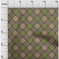 thumbnail image 1 of oneOone Georgette Viscose Fabric Tartan Check Printed Fabric 1 Yard 42 Inch Wide, 1 of 4