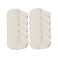 thumbnail image 1 of 10 Pieces Golf Iron Headcovers Iron Protective Cover PU Durable Lightweight Golf S White, 1 of 9