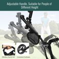 thumbnail image 4 of Goplus Folding 3 Wheels Golf Push Cart W/Brake Scoreboard Adjustable Handle Grey, 4 of 10