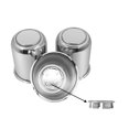 thumbnail image 3 of 3.19 Inch Center Caps Push Through for Truck RV Trailer Wheels Wheel Rims 3.19" Center Bore Chrome Steel (Fit 3.19" Bore 3.39" H) 4 Pieces, 3 of 4