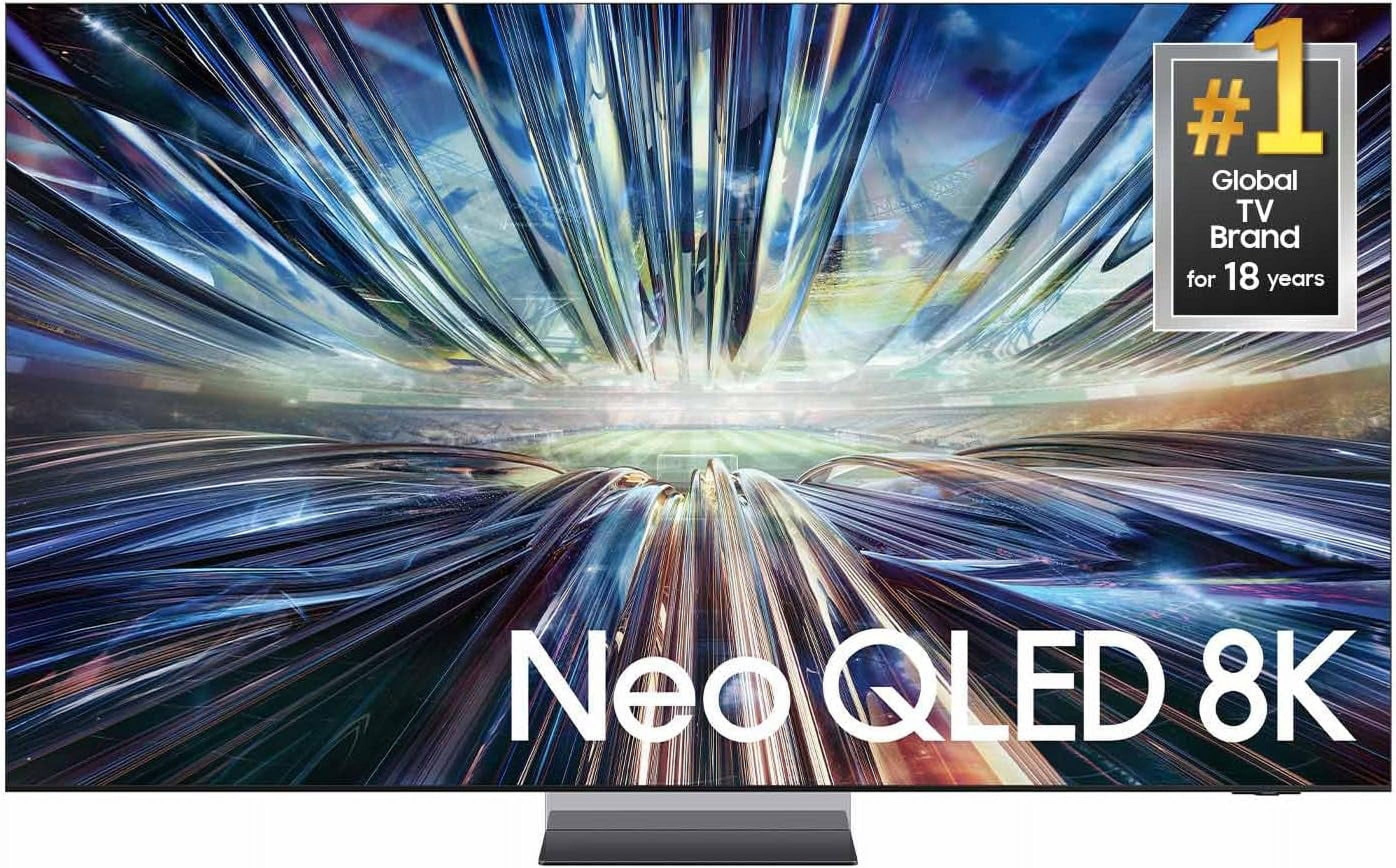 Samsung 75" Inch Neo QLED 8K Mini LED, Neo Quantum HDR Smart TV w/Dolby Atmos, Object Tracking Sound Pro, AI Motion Enhancer Pro, Alexa Built-in (QN75QN900DFXZA) - 2024 - Open Box