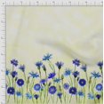 thumbnail image 2 of oneOone Silk Tabby Fabric Leaves & Flower Panel Print Fabric BTY 42 Inch Wide, 2 of 3