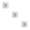 thumbnail image 4 of maskred 1/2/3/5 Screw Hanger Acrylic Wall Stick Holder Household Storage Screw Hook Seamless Rack 1pcs 3PCS, 4 of 6