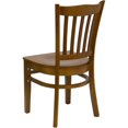 thumbnail image 2 of 2 Pk. HERCULES Series Vertical Slat Back Cherry Wood Restaurant Chair, 2 of 8