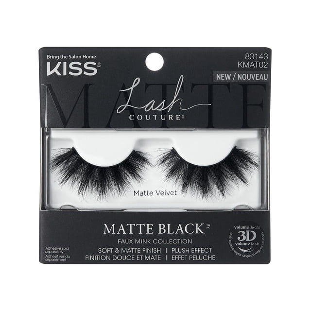 KISS Lash Couture Faux Mink Collection - Matte Velvet - 1 pair