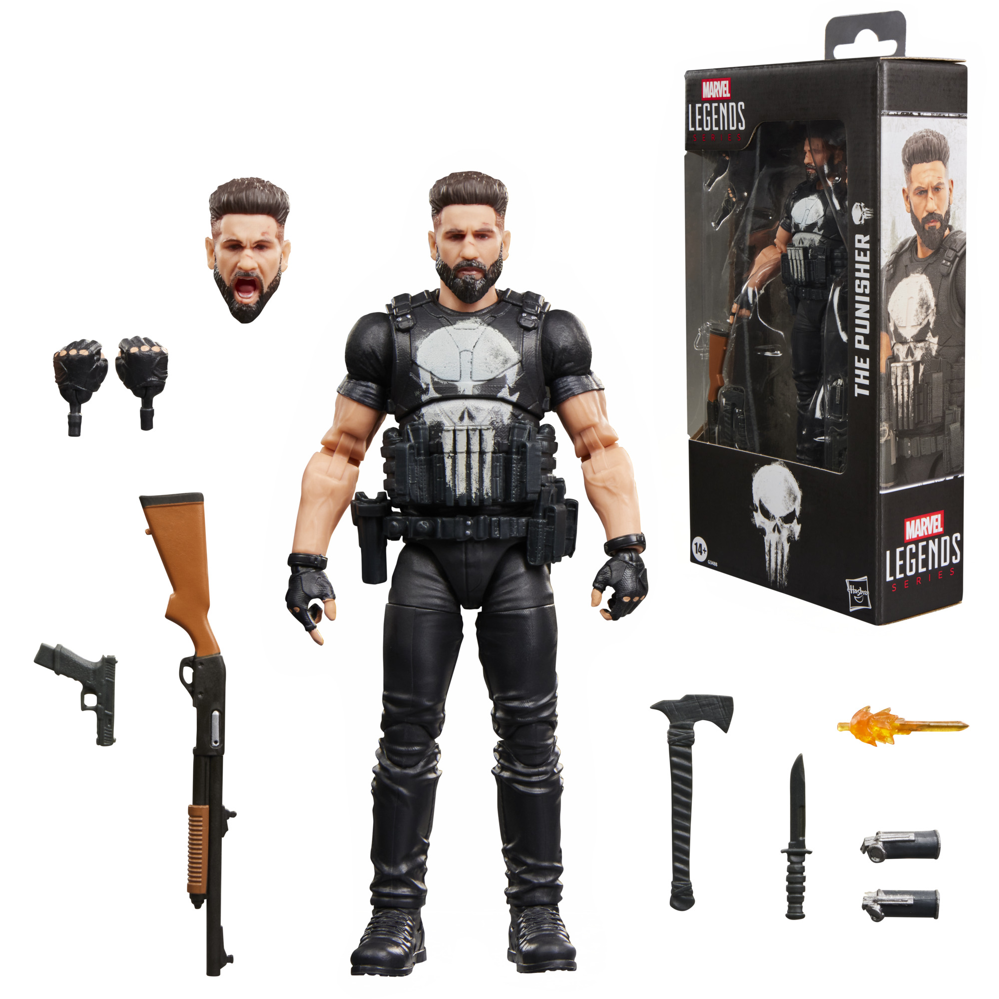 Marvel Legends Series Punisher, figurine de collection Punisher de 15 cm