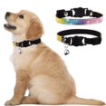 thumbnail image 2 of SXcggal 2 Adjustable Sizes Personalized Color Rhinestone Cat Collars With Tie Girls Cat Collar With Metal Buckle Adjustable Puppy Collars For Cat As Pet Gift Cute Healthy Practical Pet Accessories, 2 of 6