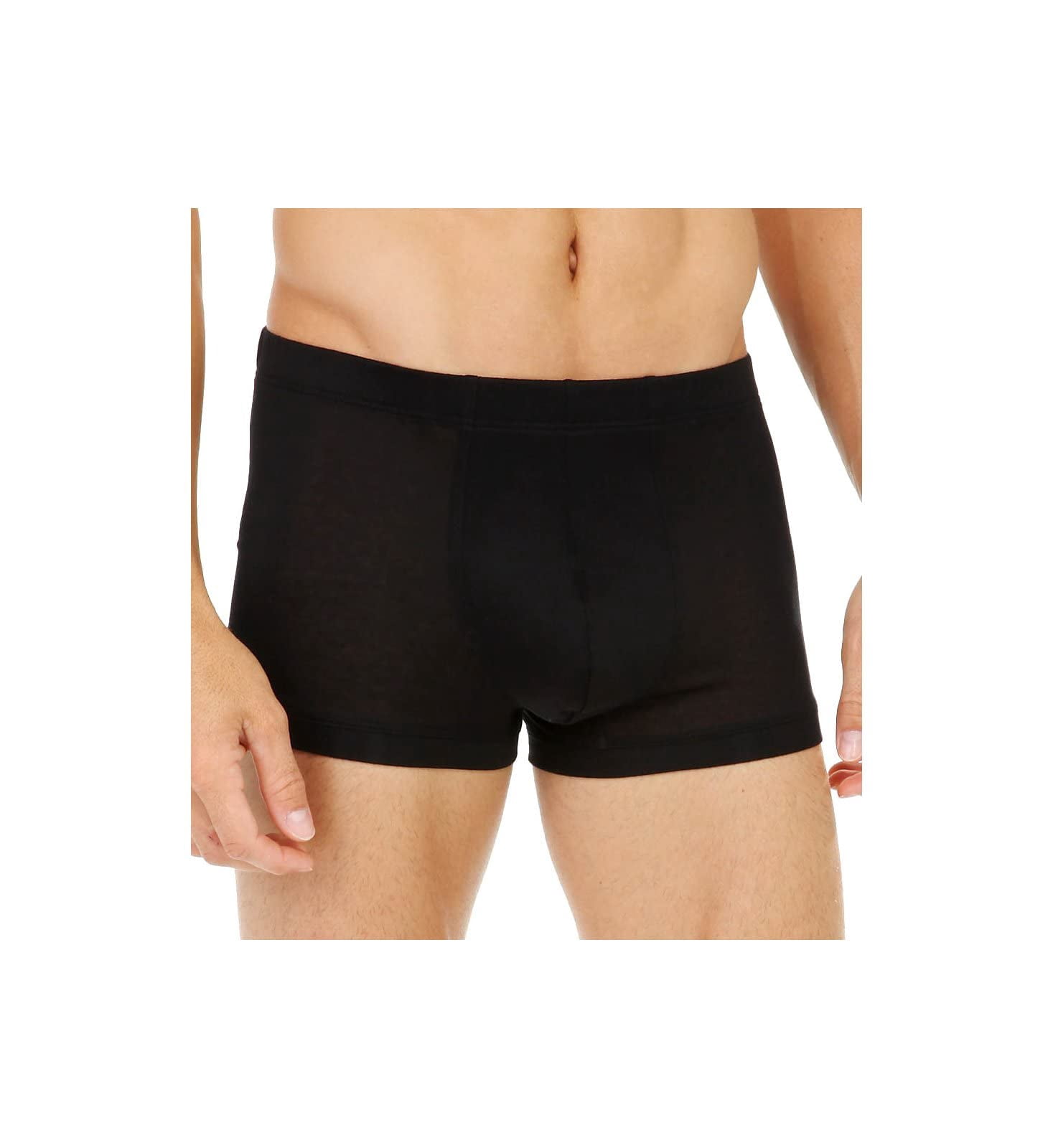 Hanro Boxeur Sport en Coton pour Hommes, Noir, Petit