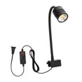 thumbnail image 4 of Aquarium Plug Convenient Clip on LED Lamp Dimmable Sturdy Downlight Plants Grow Lamp for Household Tabletop Landscape Decoration, 4 of 8