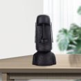 thumbnail image 4 of 1PC Ancient Easter Island Statue Retro Style Moai Head Sculpture for Living Room, 4 of 8
