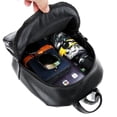 thumbnail image 4 of WJSXC Mini Genuine Leather Backpack for Women Convertible Backpack Purse Shoulder Handbag Crossbody Bag 4 In 1 To Black, 4 of 5