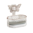 thumbnail image 1 of Wall Mounted Soap Dish Holder with Drainage | Non Perforated Soap Box & Sponge Rack for Bathroom | Adhesive Mount No Drilling Required | Waterproof Shelf for Kitchen & Shower, 1 of 1