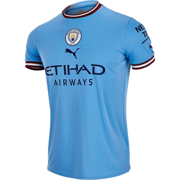 ウェア PUMA Manchester City Haaland 9 Official Puma Men's Erling Haaland #9 Manchester City Home Jersey