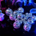 thumbnail image 4 of 72 Pcs Mirror Disco Ball Hanging, Glass Disco Ball Decor, Disco Decorations, for Holiday Decor with Rope, 4 of 8