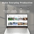 thumbnail image 2 of HP Premium Stream Portable 14 Pouces HD BrightView, Intel Celeron N4120, 8 Go RAM, 64 Go Stockage eMMC, UHD Graphics, Caméra Web HD, 1 An Office 365, Bluetooth, WiFi, HDMI, Win 11s, Or, Carte USB Hotface 32 Go, 2 of 9