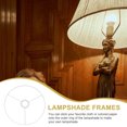 thumbnail image 4 of Shisuyan Lampshade Frame 28cm Single Layer Wire Lamp Cover Iron Lamp Shade Holder Cage, 4 of 8