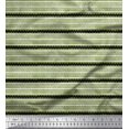 thumbnail image 1 of Soimoi Cotton Poplin Fabric Stripe Block Print Fabric by Yard 56 Inch Wide, 1 of 3